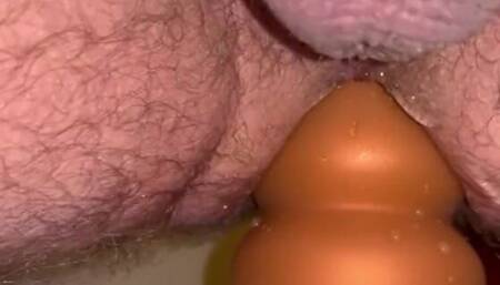Massive Dildo Going Deep Into My Ass, Almost All the Way!