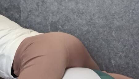 riding on intex big beachball