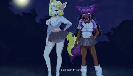 Cat girl will give you a BJ reward for petting them