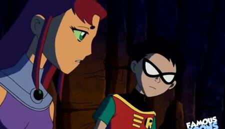 Robin from teen titans fucks starfire while out on a camping trip