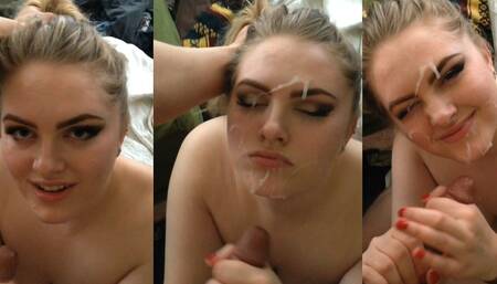Sorority Freshman's Thick Cumshot Facial