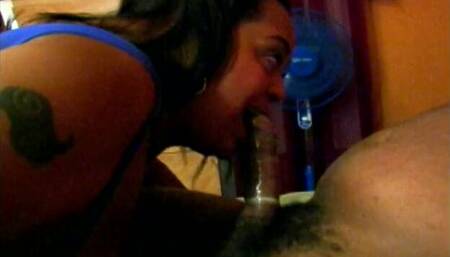BBW ebony MILF whore ride big black cock