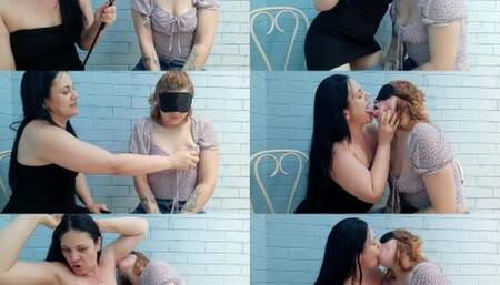 BREASTS BITES WITH HOT KISSES - MILF LETICIA MILLER & SLAVE ALICE - EXCLUSIVE LM VIDEOS MARCH 2024 - CLIP 1