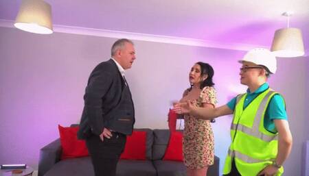 MMF Threesome with Estate Agent and Builder