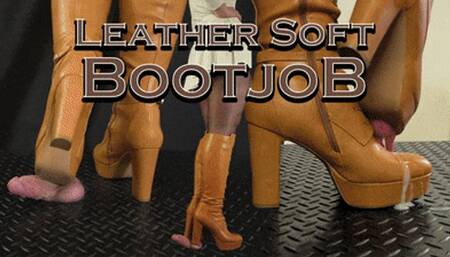 Leather Soft Bootjob in Brown Boots - (Edited Version) - TamyStarly - Ball Stomp, Bootjob, Shoejob, Ballbusting, CBT, Trample, Trampling, High Heels, Crush, Crushing