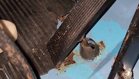 Cranking and Pumping the Blue Van's pedals