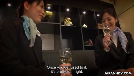 Beautiful Japanese women masturbate pussies and fuck