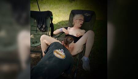 MILF Blowjob and Eating Pussy Outdoor