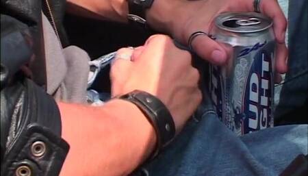 Slutty police officer in latex uniform getting fucked