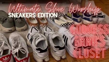 Ultimate Shoe Worship Sneakers Edition - Foot Fetish Dirty Shoes Goddess Worship Humiliation