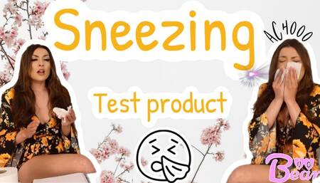 Custom: Sneezing Test Product