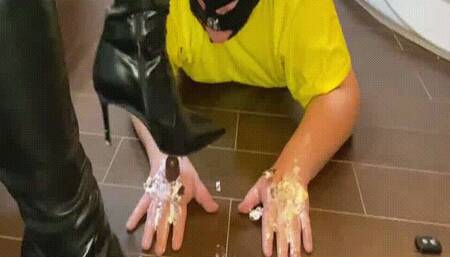 Hand Crush with High Heels & Dinner