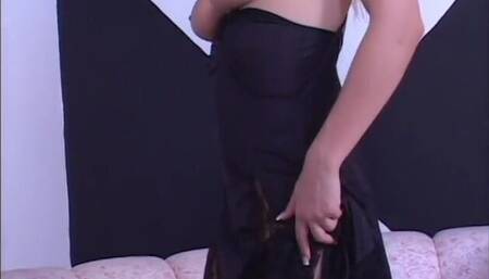 Lovely chick wants cum in her.