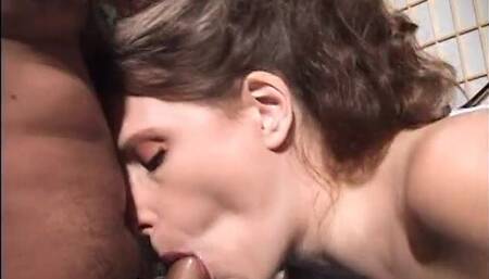 Sweet and cute brunette got licked and fucked in the ass