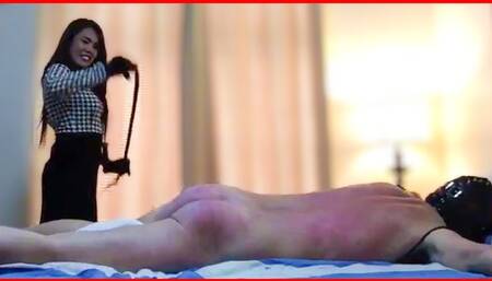 DOMINAFIRE WHIPPING SLAVE!