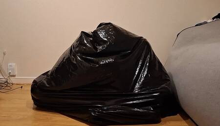 Venus and Allie captured in a Latex Bag