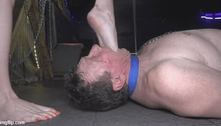 Gagging training for him