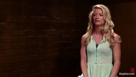 First Timer Bella Bends Lives Up To Her Name!