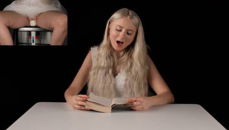 Taylor Mae reads 50 Shades Darker with a vibrator