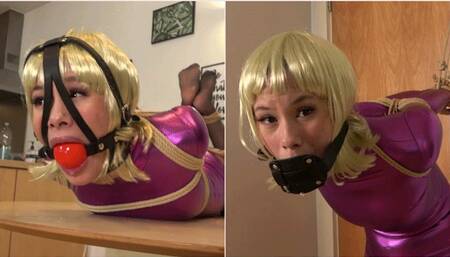 Lilly's Supertight Nightmare: Bound and Silenced Before Exercise Class! Part 2 (4K)