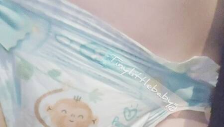 Cheeky pampers pee