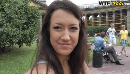 Live sex with sassy brunette