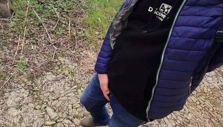A Lot of Outdoor Piss Today and Jerking