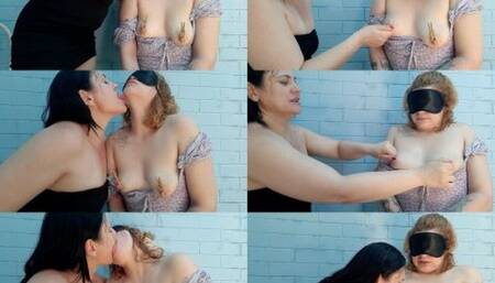 BREASTS BITES WITH HOT KISSES - MILF LETICIA MILLER & SLAVE ALICE - EXCLUSIVE LM VIDEOS MARCH 2024 - CLIP 3