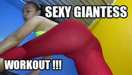 GIANTESS WORKOUT (FULL HD) 240323BKPUC SARAI HUGE SEXY GIANTESS MAKING EXERCISES UNAWARE OF YOU HD MP4