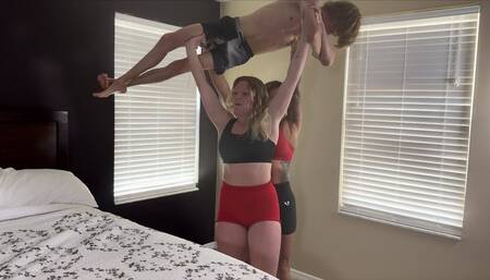 Part 3: Taperedphysique Teaches Cay Baby to Throw the Toy Around With Frank Fun Size