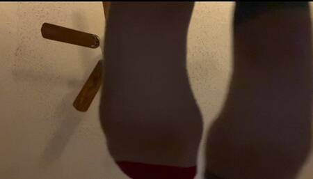 My foot slave is being good tonight