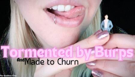 Tormented by Burps and Made to Churn - HD - The Goddess Clue, Giantess Vore, Burping, Belly Fetish, Extremely Detailed Digestion Talk