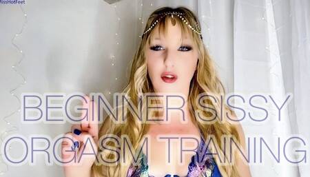 Beginner Sissy Orgasm Training