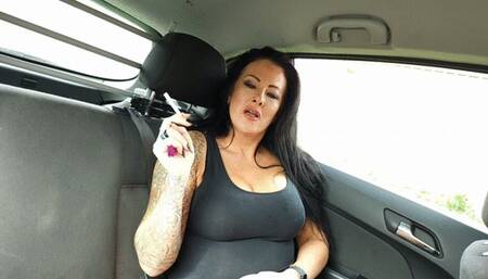 Danni Foxx has secret smoking car meet!