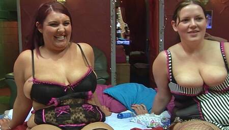 Chubby porn with emotional lady from The Gangbang Club