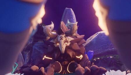 Genshin impact girl Eula gets fucked and creampied by a lawachurl