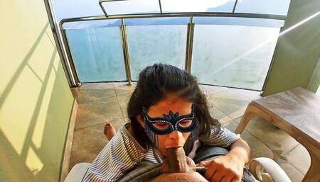 Sri Lankan Couple in a Honeymoon