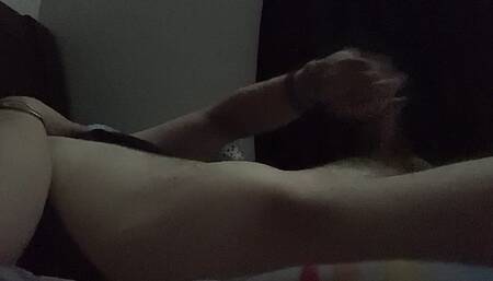 Stroking My Fat Jock Cock