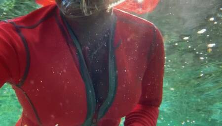 Carissa in Spring snorkeling Part two with music