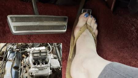 Revving in my flip flops