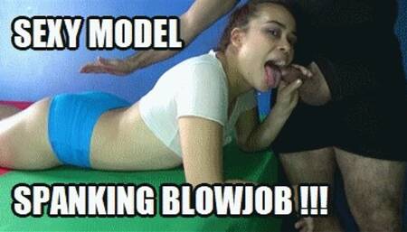 SPANKING BLOWJOB 240327B VIOLET GETING HER ASS SPANKED WHILE SUCKING COCK (FULL HD MP4 VERSION)