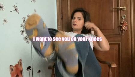 your goddess is your new religion - worship me and pray to me as I deserve