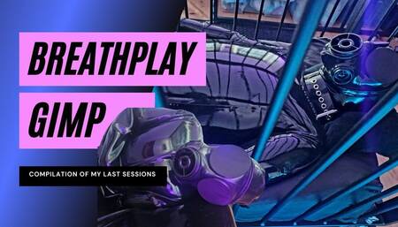 Heavy Rubber Breathplay Gasmask teasing