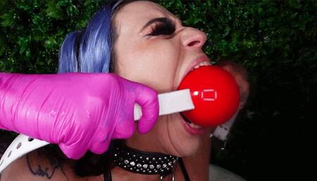 Ball-Gagged by Big Bertha! ft Goddess Fina