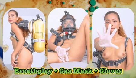 BREATHPLAY GAS MASK AND GLOVES