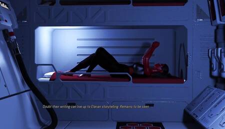 Projekt Passion Busty Alien Reporter Gets Bored and Finger Masturbates While Traveling to Work