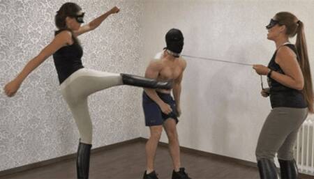 Helpless slave kicked and trampled (small version)