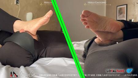 MissCo - HEEL GAGGING - CHOKIN SWEATY SOCKS