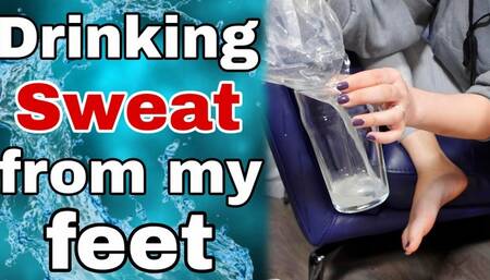 Drink my Foot Sweat! Femdom Slave Task BDSM Sweaty Body Licking Ass