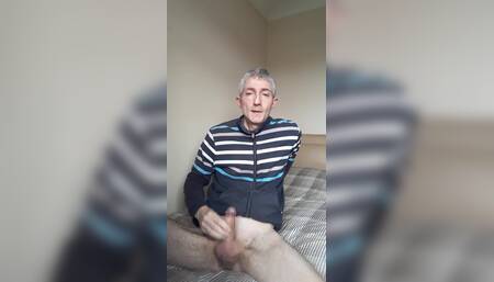 Masturbating in Tracksuit Top.